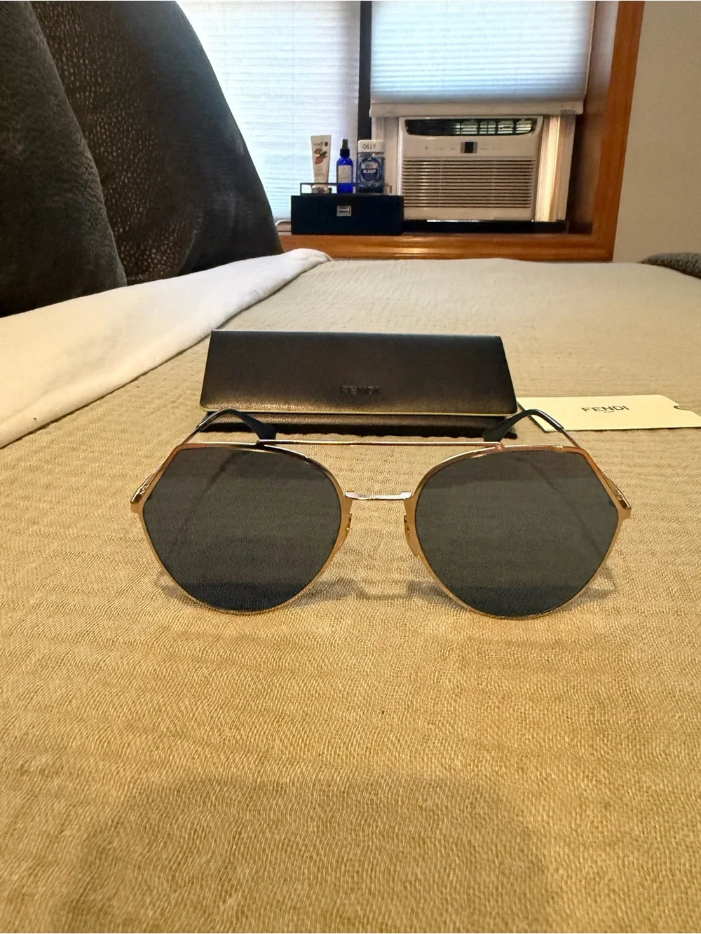 Fendi sunglasses gold